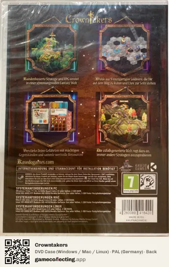 Crowntakers Computer, Germany box back