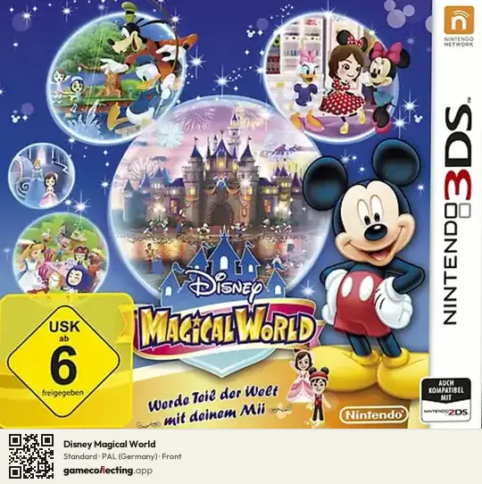 Disney Magical World Nintendo 3DS, Germany box front
