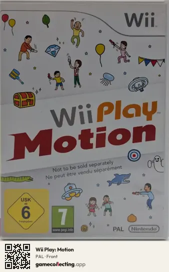 Wii Play: Motion Nintendo Wii, PAL box front