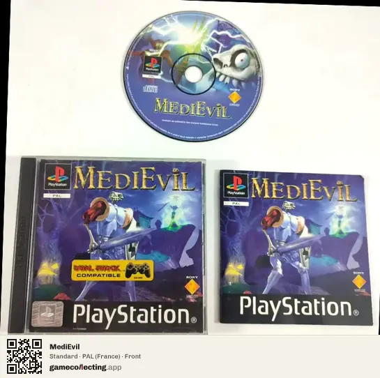 MediEvil PlayStation, France box front