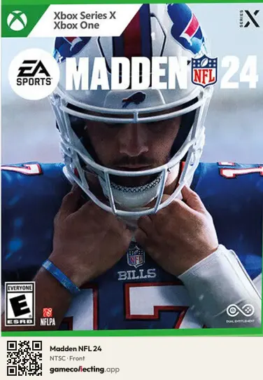 Madden NFL 24 Xbox Series X, NTSC box front