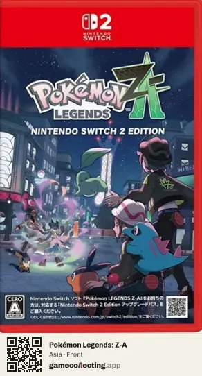 Pokémon Legends: Z-A Nintendo Switch 2, Asia box front