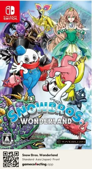 Snow Bros. Wonderland Nintendo Switch, Japan box front