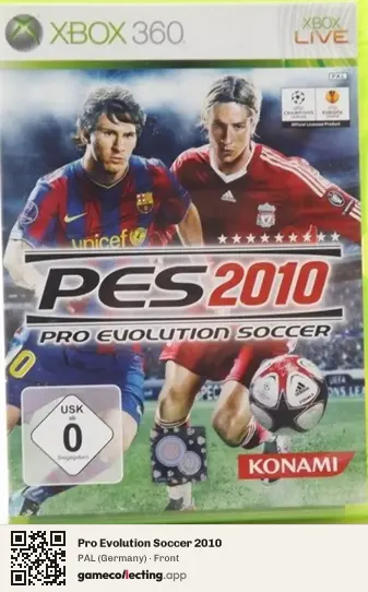Pro Evolution Soccer 2010 Xbox 360, Germany box front