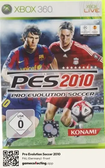 Pro Evolution Soccer 2010 Xbox 360, Germany box front