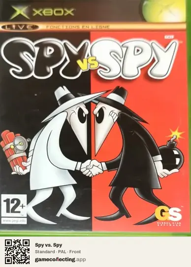 Spy vs. Spy Xbox, PAL box front