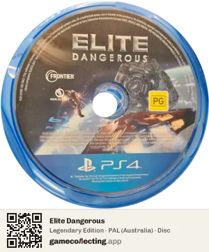 Elite Dangerous PlayStation 4, PAL disc