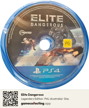 Elite Dangerous PlayStation 4, PAL disc