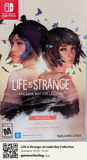 Life is Strange: Arcadia Bay Collection Nintendo Switch, NTSC box front