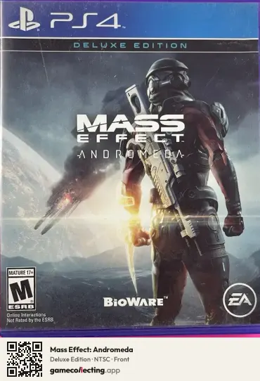 Mass Effect: Andromeda PlayStation 4, NTSC box front