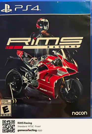 RiMS Racing PlayStation 4, NTSC box front
