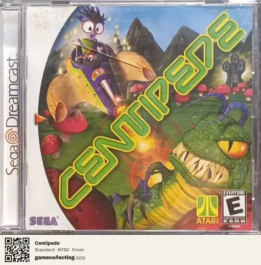 Centipede Sega Dreamcast, NTSC box front