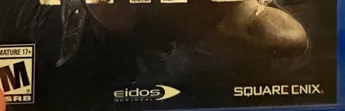 Thief, the ESRB box on its front