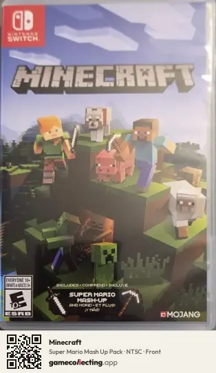 Minecraft Nintendo Switch, NTSC box front
