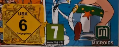 Asterix & Obelix: Slap Them All! 2, the USK square on its front