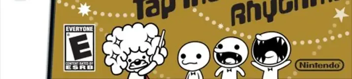 Rhythm Heaven, the ESRB box on its front
