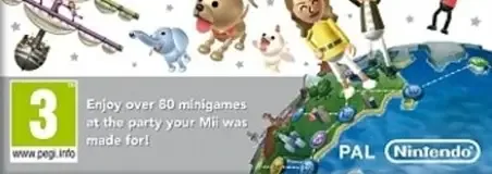 Wii Party, the PEGI square on its front