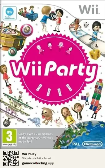 Wii Party Nintendo Wii, PAL box front