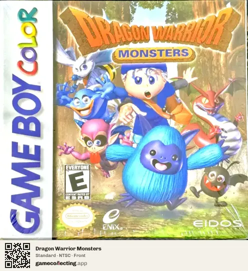Dragon Warrior Monsters Game Boy Color, NTSC box front