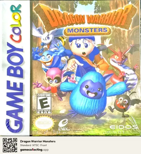 Dragon Warrior Monsters Game Boy Color, NTSC box front