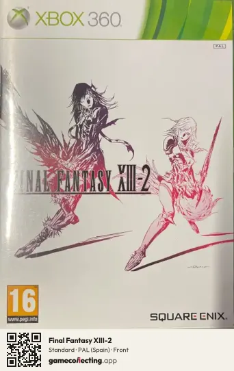 Final Fantasy XIII-2 Xbox 360, Spain box front