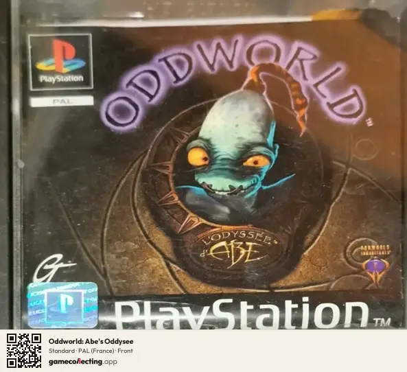 Oddworld: Abe's Oddysee PlayStation, France box front