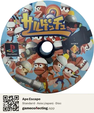 Ape Escape PlayStation, Asia disc