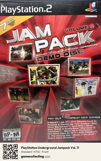 PlayStation Underground Jampack Vol. 11 PlayStation 2, NTSC box front