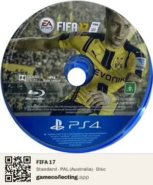 FIFA 17 PlayStation 4, PAL disc
