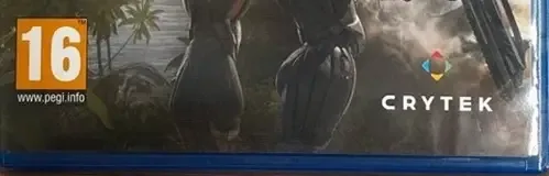 Crysis Remastered Trilogy, the PEGI square on its front