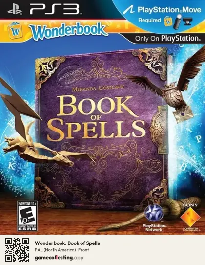 Wonderbook: Book of Spells PlayStation 3, North America box front