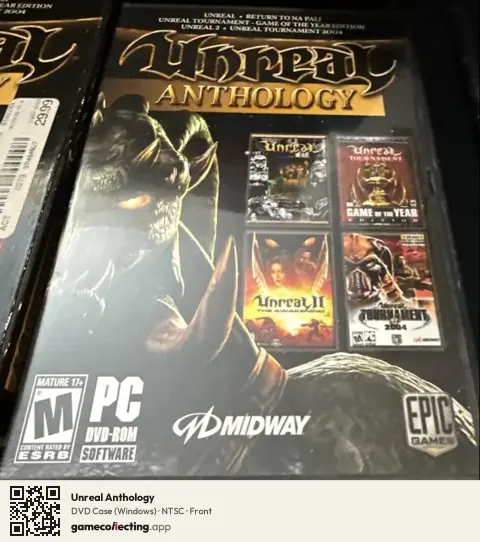 Unreal Anthology Computer, NTSC box front