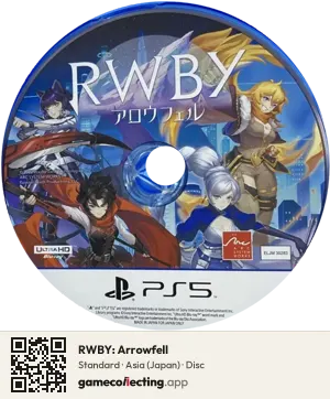RWBY: Arrowfell PlayStation 5, Asia disc