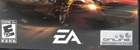 Burnout Revenge, the ESRB box on its front