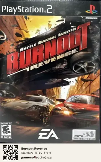 Burnout Revenge PlayStation 2, NTSC box front