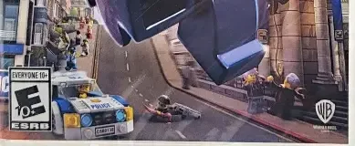 LEGO City Undercover, the ESRB box on its front