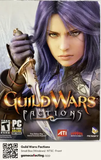 Guild Wars: Factions Computer, NTSC box front