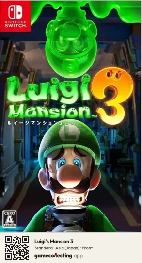 Luigi's Mansion 3 Nintendo Switch, Japan box front