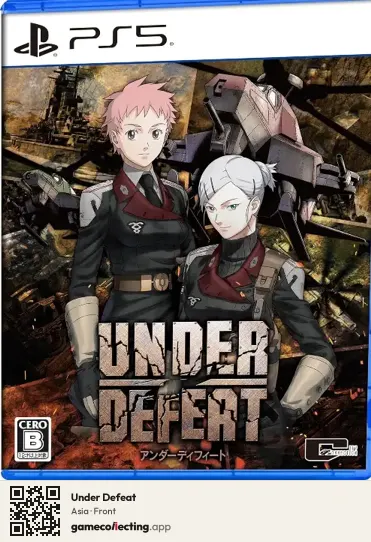 Under Defeat PlayStation 5, Asia box front