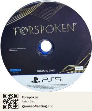 Forspoken PlayStation 5, Asia disc