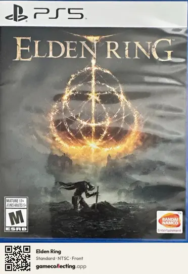 Elden Ring PlayStation 5, NTSC box front