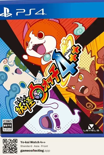 Yo-kai Watch 4++ PlayStation 4, Asia box front