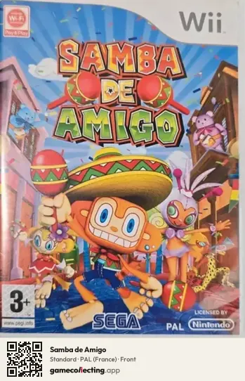 Samba de Amigo Nintendo Wii, France box front