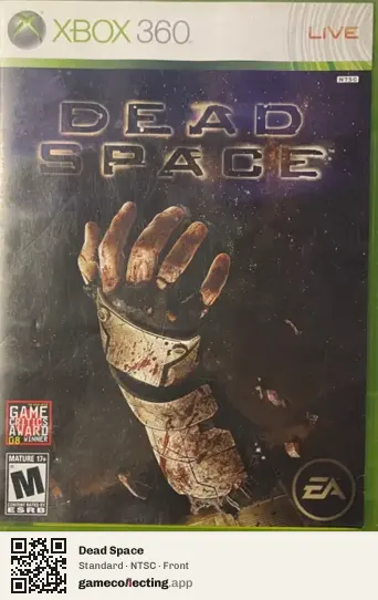 Dead Space Xbox 360, NTSC box front