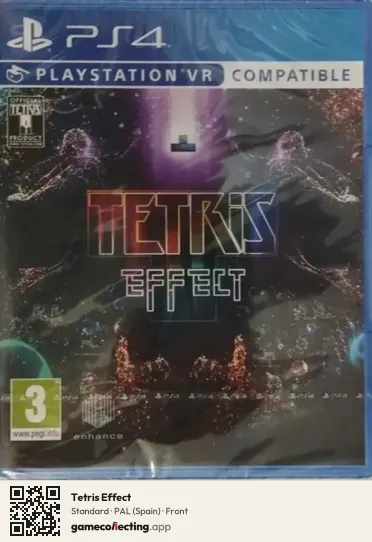 Tetris Effect PlayStation 4, Spain box front