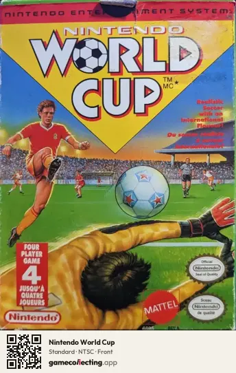 Nintendo World Cup Nintendo Entertainment System, NTSC box front