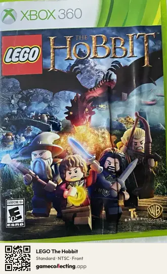 LEGO The Hobbit Xbox 360, NTSC box front