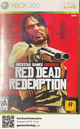 Red Dead Redemption Xbox 360, NTSC box front