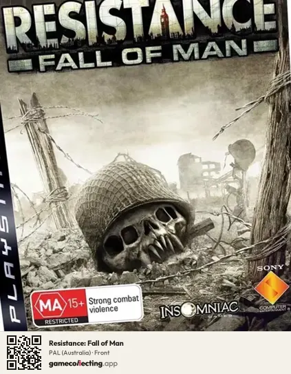 Resistance: Fall of Man PlayStation 3, Australia box front