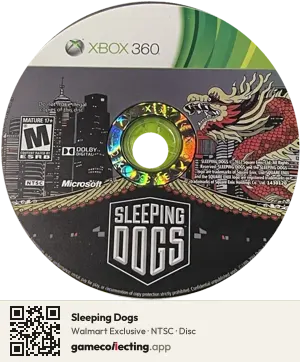 Sleeping Dogs Xbox 360, NTSC disc
